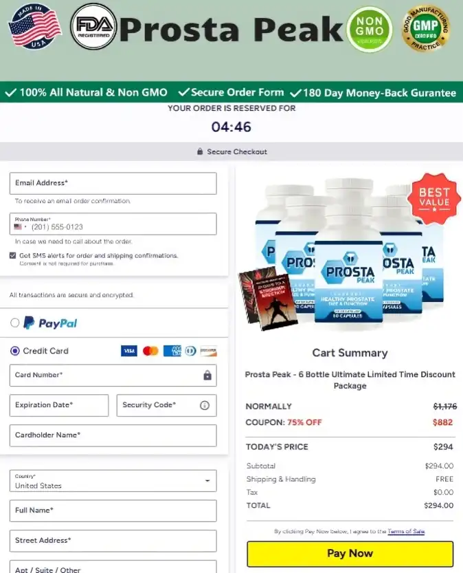 Prosta Peak-Secure-Checkout